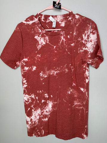 Bleached Tee Small #357 clay