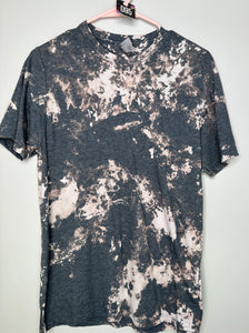 Bleached Tee Medium #095 navy