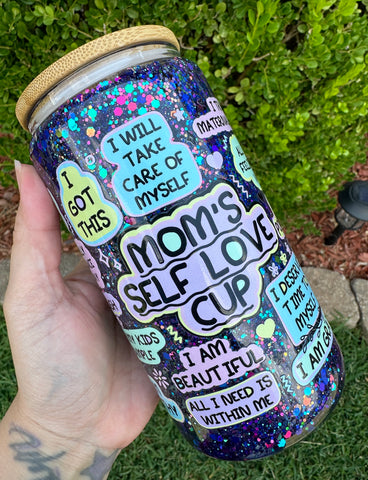 Moms Self Love Cup Snowglobe