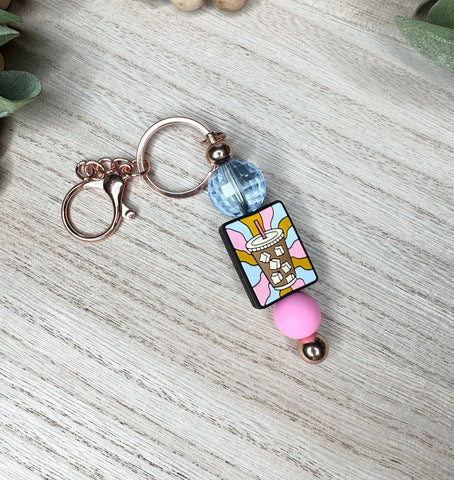 Iced Coffee keychain