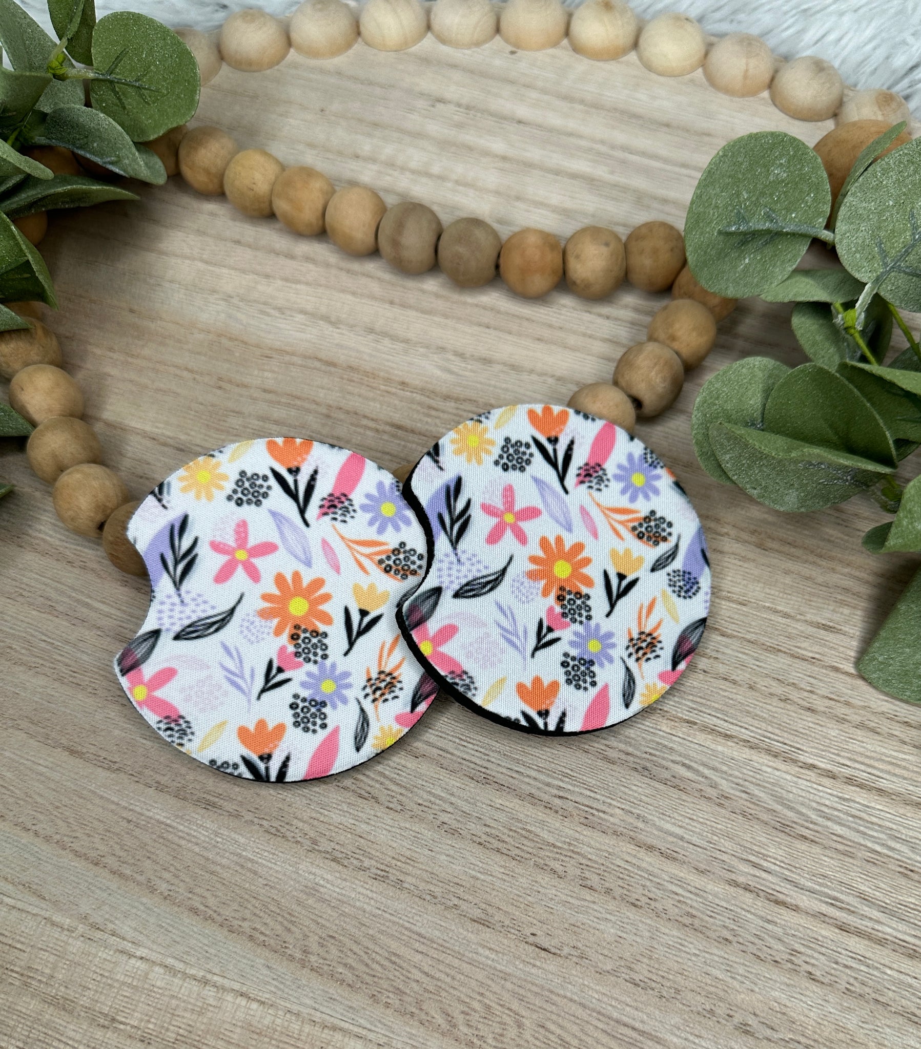 Lavender Spring Car Coasters